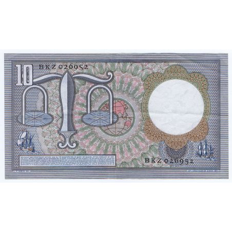 Billete Holanda 10 Tien Gulden 1953