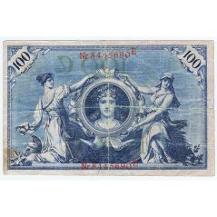 Billete Alemania 100 Mark 1908.
