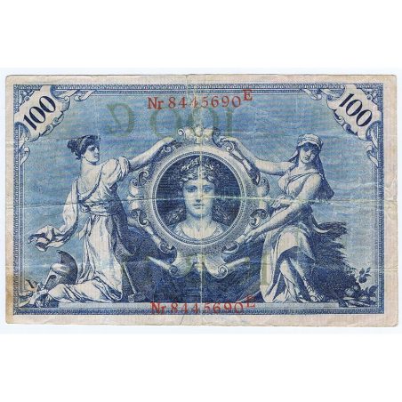 Billete Alemania 100 Mark 1908.