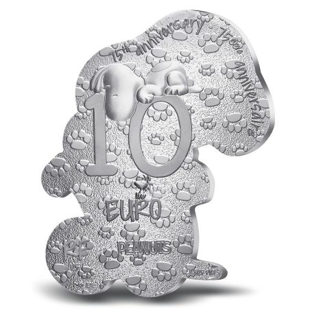 Francia 10€ 2025 75 Aniversario Snoopy. Plata Proof.