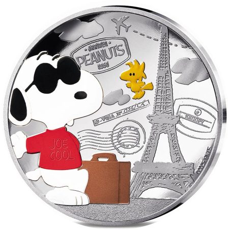 Francia 10€ 2025 75 Aniversario Snoopy. Plata Proof.  - 1