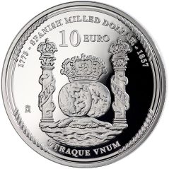 Moneda 2025 250 aniversario EEUU. First Dollar. 10 euros Plata