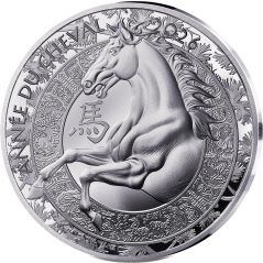 Francia 10€ 2026 Calendario chino Año del Caballo. Plata  - 1
