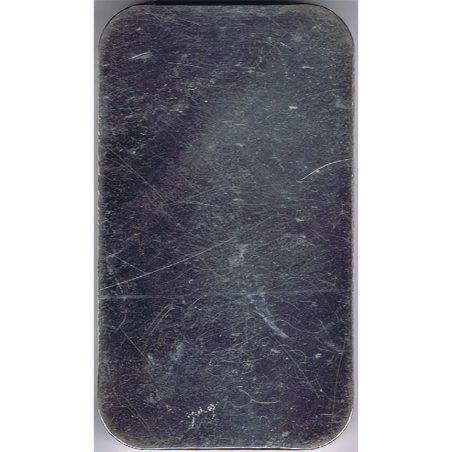 Lingote de plata pura de 100 gramos.