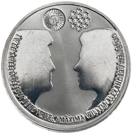 Holanda 10 Euros 2002 Boda Principe Heredero.  - 2