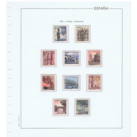 Colección Sellos de España 1965/1974. 1 álbum Filabo