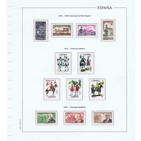 Colección Sellos de España 1975/1990.  - 1