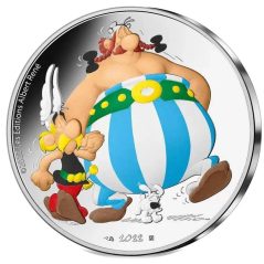 Francia 10€ 2022 Asterix y Obelix. Plata color.  - 1