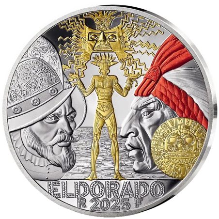 Francia 10€ 2025 La Semeuse. El Dorado. Plata color.  - 1