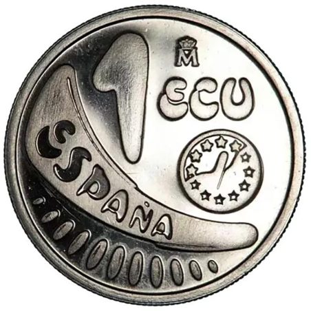 1 ECU 1989 Comunidad Económica Europea. Plata