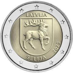 moneda conmemorativa 2 euros Lituania 2025 Selija.  - 1