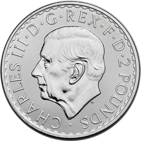 Moneda onza de plata Britannia 2 Pounds Inglaterra 2026.