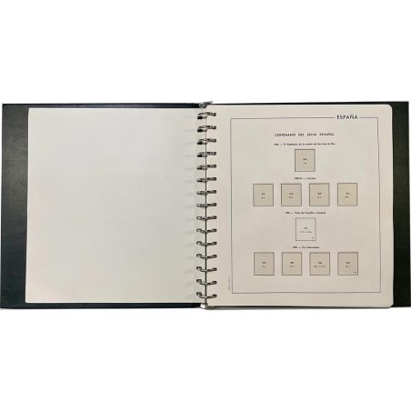 Álbum para sellos de España años 1950 a 1964 . Sólo hojas