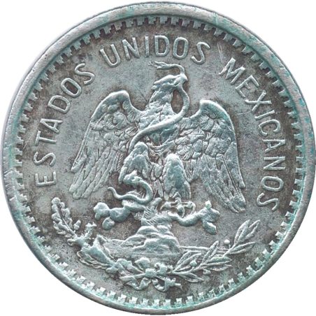 Moneda de plata 10 Centavos México 1907.