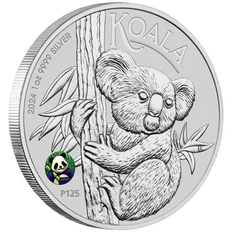 Moneda onza de plata 1$ Australia Koala 2024 Beijing