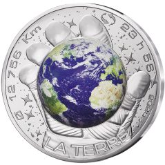 Francia 100€ 2025 Odisea Espacial Thomas Pesquet. Plata color.  - 1