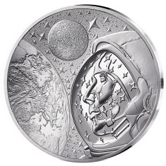 Francia 10€ 2025 Odisea Espacial La Tierra. Plata.  - 1
