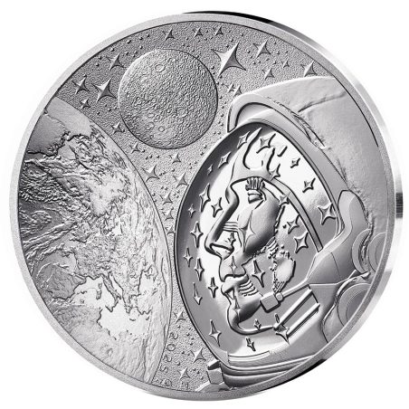 Francia 10€ 2025 Odisea Espacial La Tierra. Plata.  - 1