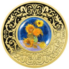 Moneda de plata 500 Francos Camerún 2025 Van Gogh.  - 1