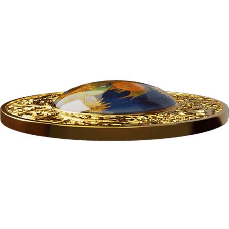 Moneda de plata 500 Francos Camerún 2025 Van Gogh.