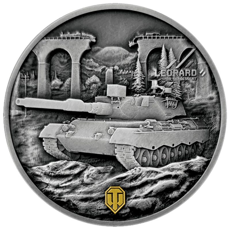 Moneda onza de plata 2$ Niue 2025 Leopard 120 Verbessert. - 1 Moneda onza de plata 2$ Niue 2025 Leopard 120 Verbessert. - 1