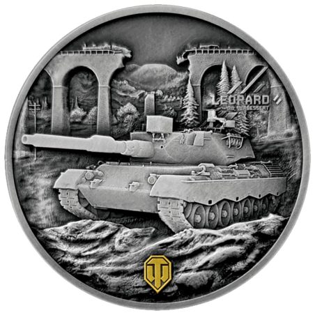 Moneda onza de plata 2$ Niue 2025 Leopard 120 Verbessert.  - 1