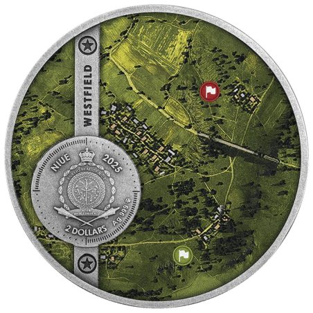 Moneda onza de plata 2$ Niue 2025 Leopard 120 Verbessert.