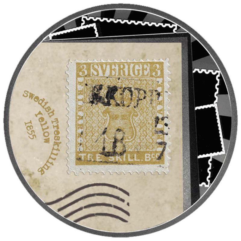 Moneda de plata 500 Francos Camerún 2025 Sello Treskilling Yellow . - 1 Moneda de plata 500 Francos Camerún 2025 Sello Treskilling Yellow . - 1