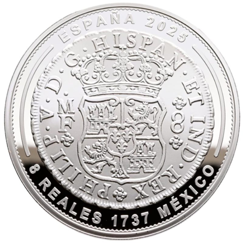 Moneda 2025 Joyas Museo Casa Moneda 10 euros. México 1737. Plata - 1 Moneda 2025 Joyas Museo Casa Moneda 10 euros. México 1737. Plata - 1