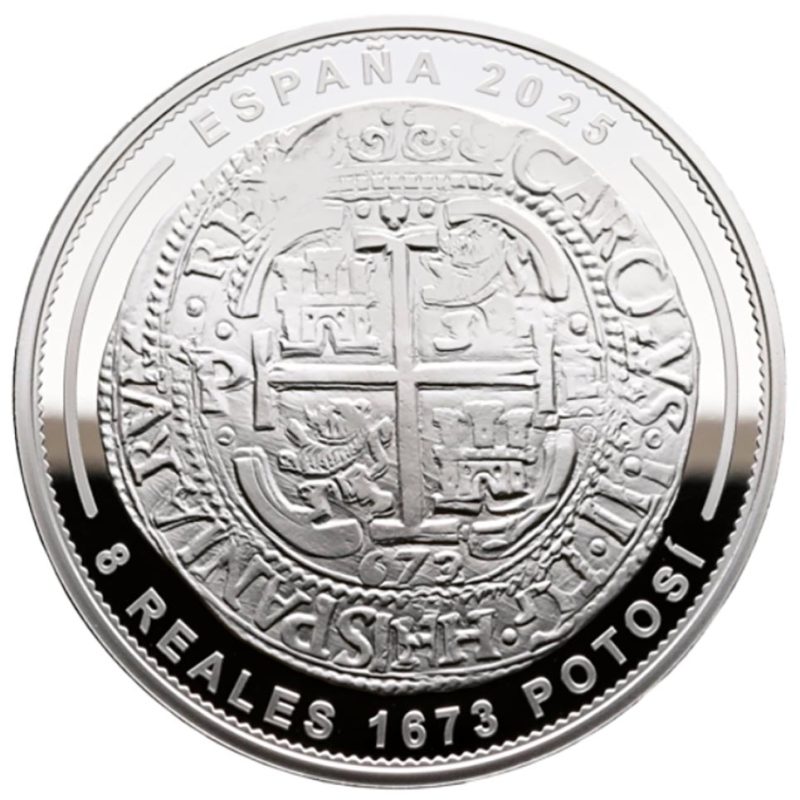 Moneda 2025 Joyas Museo Casa Moneda 10 euros. Potosi 1673. Plata - 1 Moneda 2025 Joyas Museo Casa Moneda 10 euros. Potosi 1673. Plata - 1