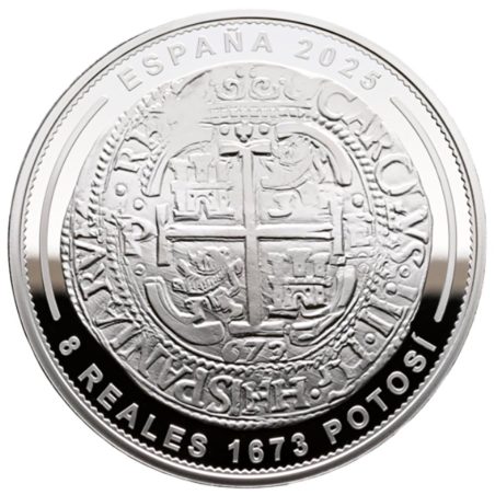 Moneda 2025 Joyas Museo Casa Moneda 10 euros. Potosi 1673. Plata  - 1