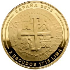 Moneda 2025 Joyas Museo Casa Moneda 100 euros. Lima 1715. Oro  - 1