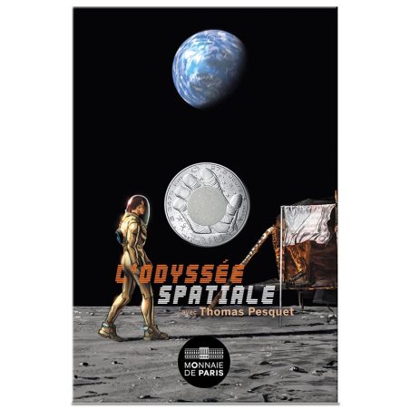 Francia 10€ 2025 Odisea Espacial La Tierra. 4 monedas Plata.  - 1