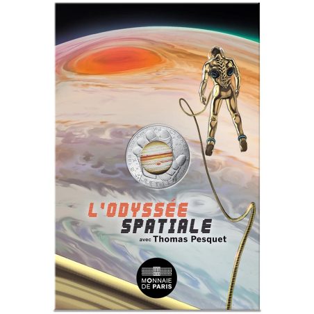 Francia 10€ 2025 Odisea Espacial La Tierra. 4 monedas Plata.