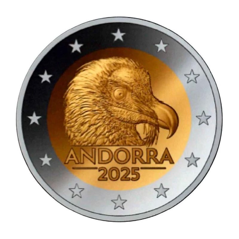 moneda conmemorativa 2 euros Andorra 2025 Trencalòs. - 1 moneda conmemorativa 2 euros Andorra 2025 Trencalòs. - 1
