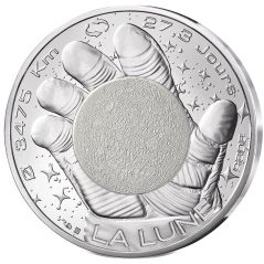 Francia 10€ 2025 Odisea Espacial La Tierra. 4 monedas Plata.