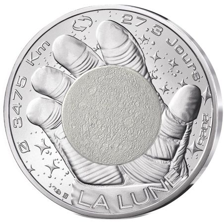 Francia 10€ 2025 Odisea Espacial La Tierra. 4 monedas Plata.