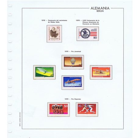 Colección sellos Alemania Rep. Federal y Berlín 1964/1994. Incompleta