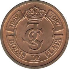 Medalla Bodas de plata Juan Carlos y Sofia 1932-1987  - 1