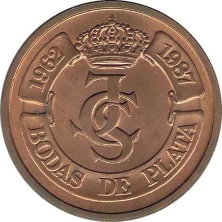 Medalla Bodas de plata Juan Carlos y Sofia 1932-1987  - 1