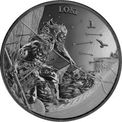 Moneda onza de plata Alemania 5 Mark 2025 Ragnarok Loki  - 1