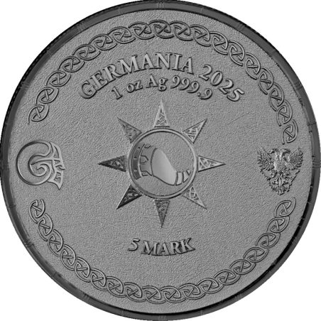 Moneda onza de plata Alemania 5 Mark 2025 Ragnarok Loki