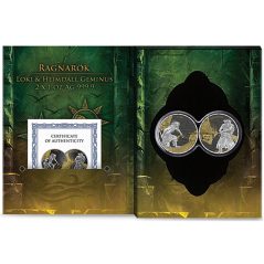 Monedas onza de plata Alemania 5 Mark 2025 Ragnarok. 2 monedas