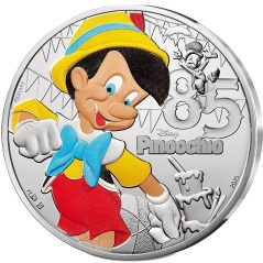 Francia 10€ 2025 Disney Pinocho. Plata color.  - 1