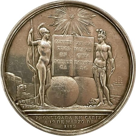 Medalla Promulgación de la Constitución de Cádiz 1812