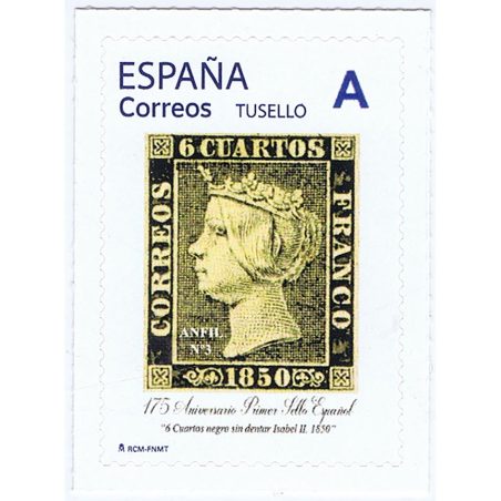 2025 ANFIL Tusello 3º 175 Aniversario del Primer Sello Español  - 1