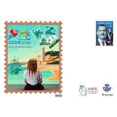 Sobre entero Postal 163 ECC Cádiz 2025.  - 1