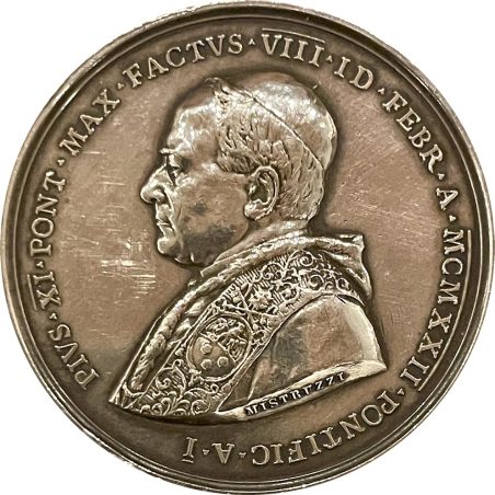 Medalla de plata Papa Pio XI 1922  - 1