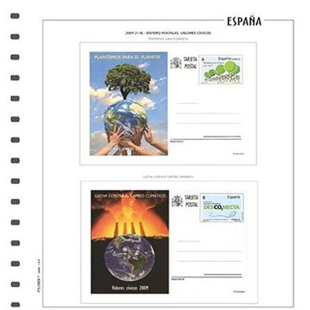 FILOBER Color ESPAÑA E. Postales 2025 montado con estuches  - 1