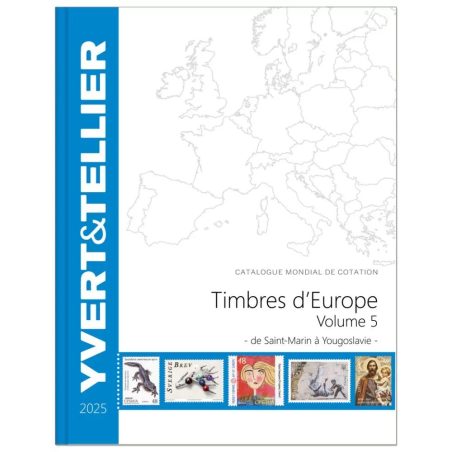 YVERT ET TELLIER Europa volumen 5 San Marino-Yugoslavia 2025  - 1